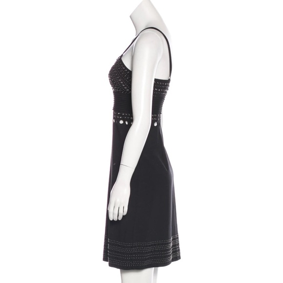 CATHERINE MALANDRINO Embellished Wool Dress Size: M | US 8 - Picture 2 of 10